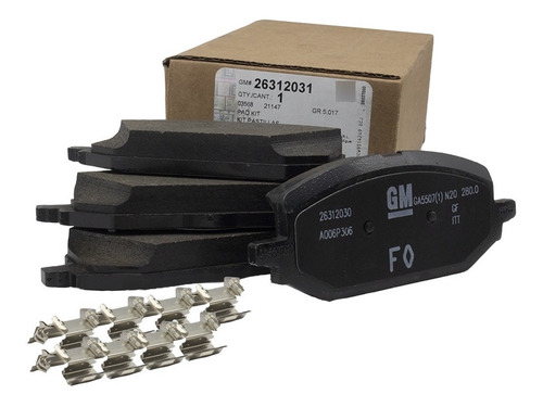 Balatas Frenos Delanteros Chevrolet Onix 1.0l Gm Parts