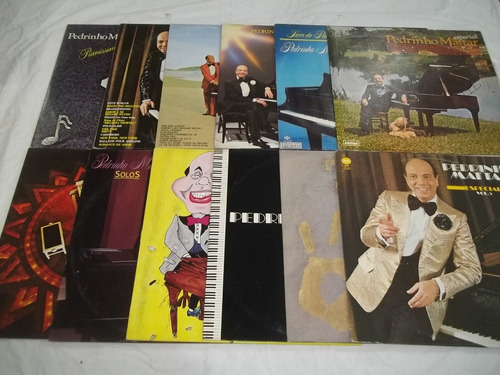 Lp Vinil - Pedrinho Mattar - 12 Discos - Piano