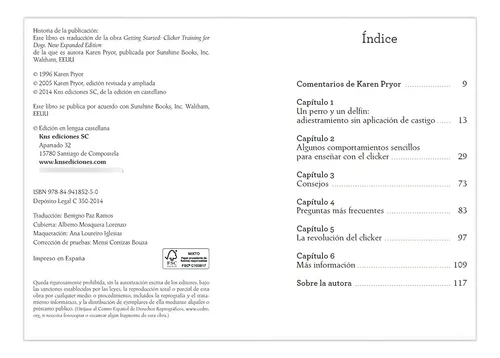 Libro Introduccion Al Adiestramiento Clicker Kns Karen Pryor