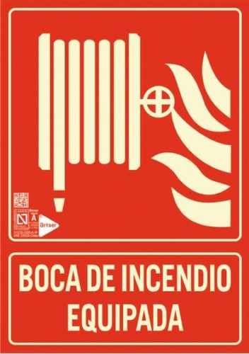 Promo - 2 Carteles - Boca De Incendio - 21 X 30 Cm