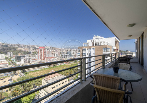 Viña Plan, Poniente Depto Amoblado En Espectacular Ubicación
