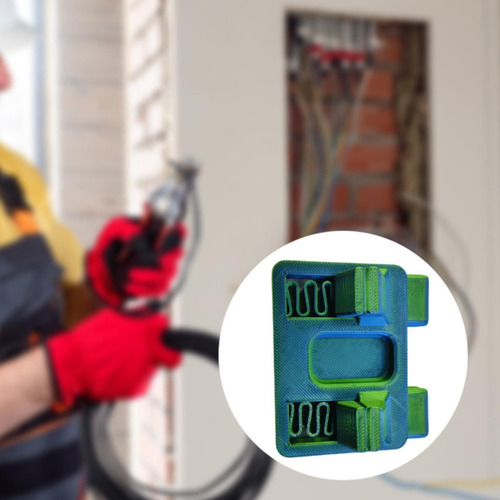 Sostenía De Accesorios De Soldadura De Azul Y Verde