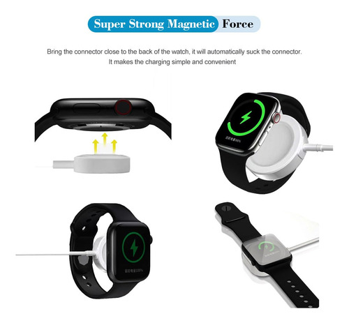 Base De Carga Usb Para Apple Watch Series 1-8