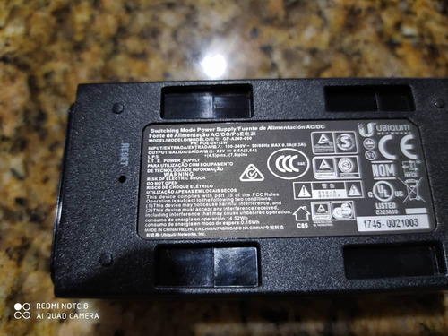 Imagen 4 de 4 de Adaptador Poe Ubiquiti 24v 0.5 A