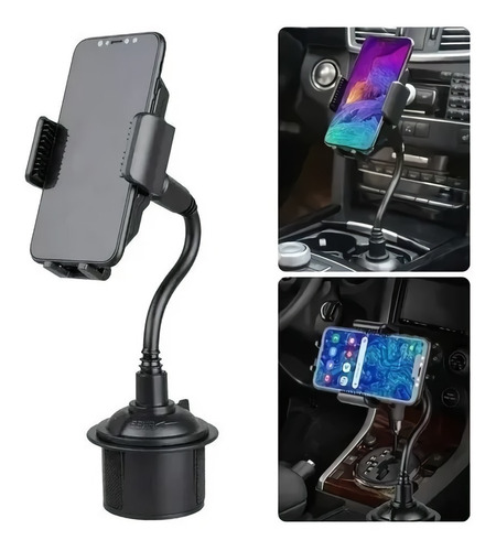 Holder Soporte Ajustable Universal Portavasos 360° Celular