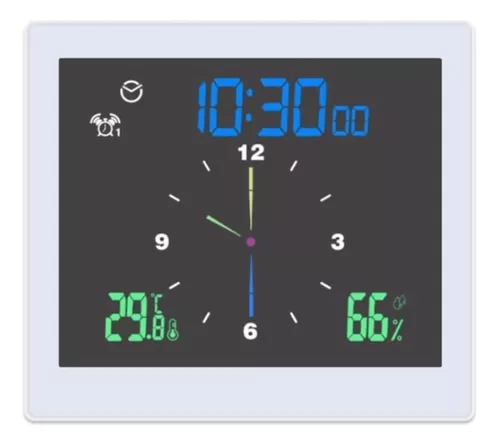 Wangfufu Reloj De Ducha Impermeable, Reloj De Ducha Digital
