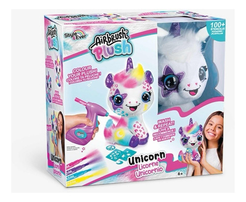 Kit Creativo Infantil Style 4 Ever Airbrush Plush Unicornio