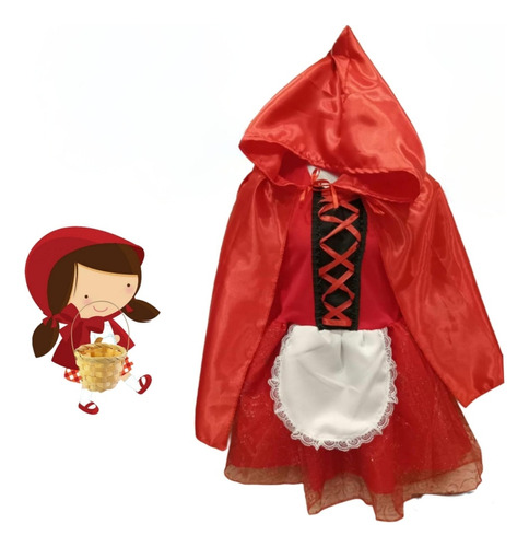 Disfraz  Caperucita Roja Cuentos Infantiles Día Del Libro