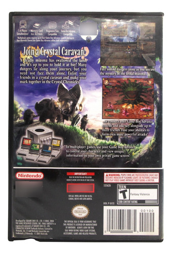 Final Fantasy Crystal Chronicles - Gamecube Action Rpg