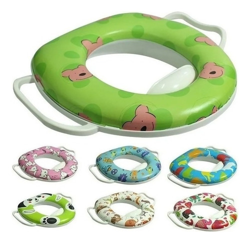Tapa Para Wc Suave Y Acolchado Con Asas Para Niños Niñas