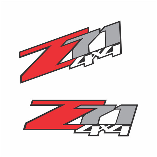 Z71 4x4 (2 Piezas) Stickers / Pegatinas / Calcas