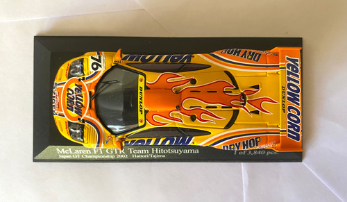 Auto A Escala 1:43 Minichamps Mclaren F1 Gtr 2002 Naranja