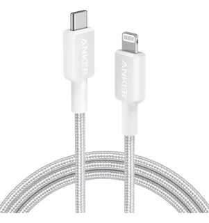 Cable Anker 322 Nylon Usb-c Mfi Para iPhone iPad 1.8m Blanco