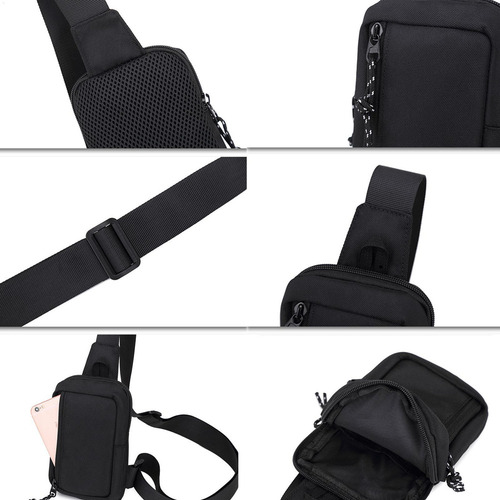 Bolsa De Pecho Para Hombre Bandolera Bolso Bandolera De Viaj