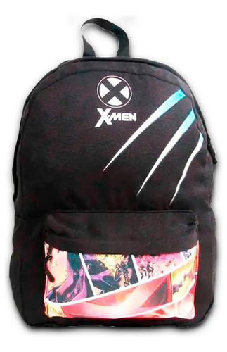 Mochila Escolar X-men Jovem Infantil Preto Dermiwil