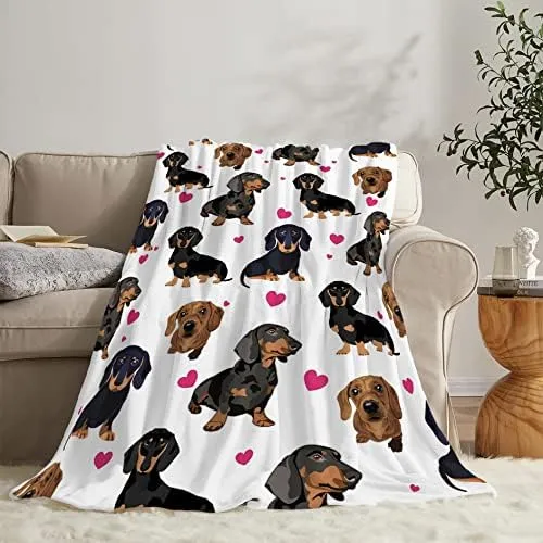 Manta De Perro Salchicha Para Niñas, Niños, Mujeres, Regalos