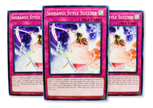 Yugi-oh! X3 Shiranui Style Success Sast-en074 Comun