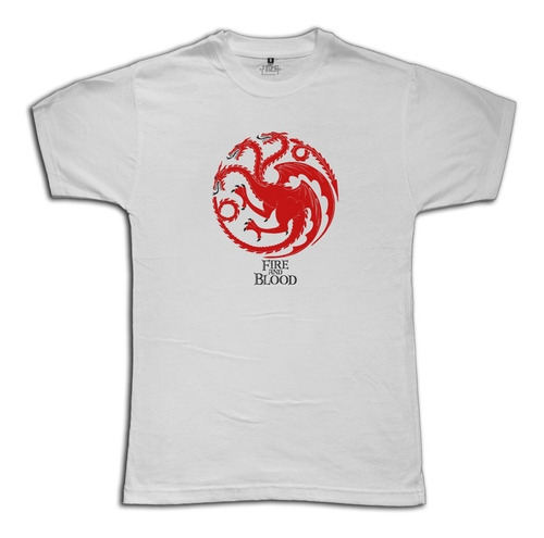 Remera Targaryen Game Of Thrones Fire And Blood Dragon Talle