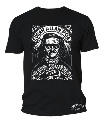 Edgar Allan Poe - Di$$carrego Cholo Style - 100% Algodão
