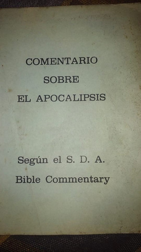 Biblia Apocalipsis Según S.d.a. Adventismo