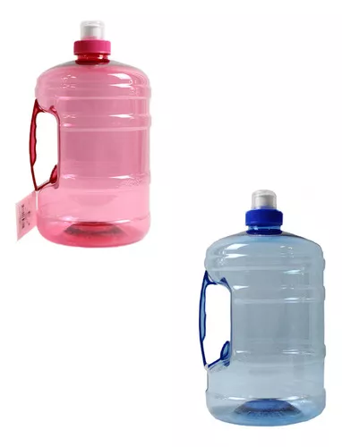 Botella boxl Garrafa Agua Squeeze Academia 2 Litros Azul con capacidad de  2L color rosa