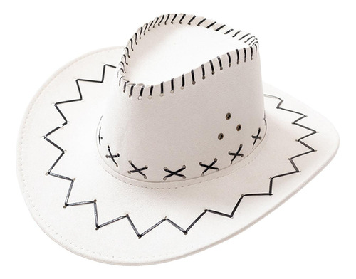 Sombrero De Vaquero De Ante Estilo Occidental Resistente
