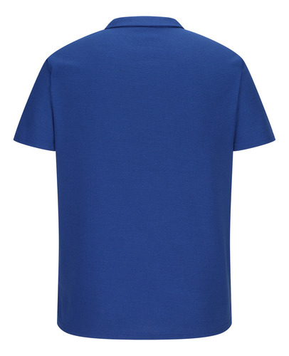 Jersey Casual Liso Con Botones A La Moda Para Hombre, Talla