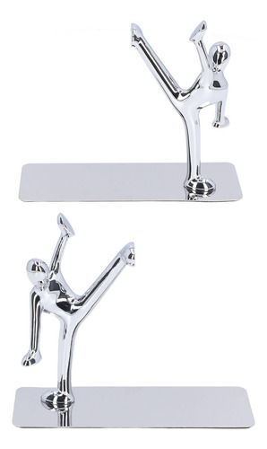 2 Sujetalibros De Metal, Decorativos A La Moda