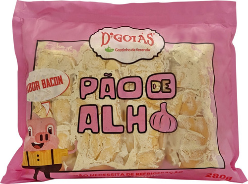 Pão De Alho D'goiás Baguete Bacon 280g