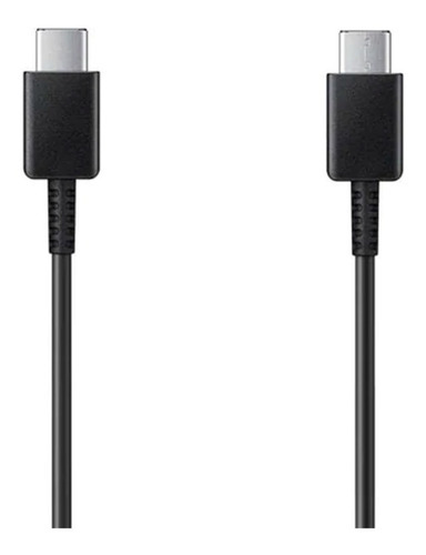 Cable C A C Carga Rápida Para Samsung S23 S22 S21 S20 Ultra Color Negro