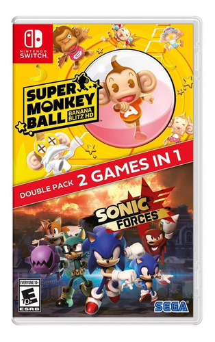 Imagen 1 de 1 de Sonic Forces Y Super Monkey Ball Combo Para Nintendo Switch