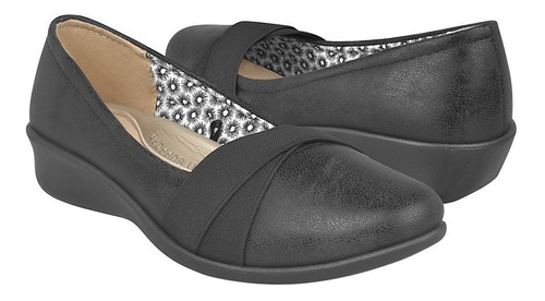 Zapatos Casuales Para Dama Comfort Fit 13558 Negro