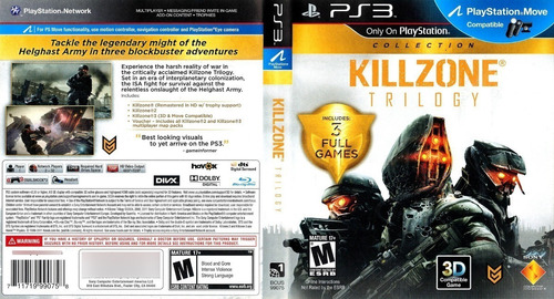 Killzone Trilogy Ps3 Completo Mídia Física 3 Jogos