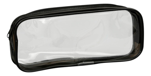 Estuche De Lápices Portátil Con Cremallera Transparente Para