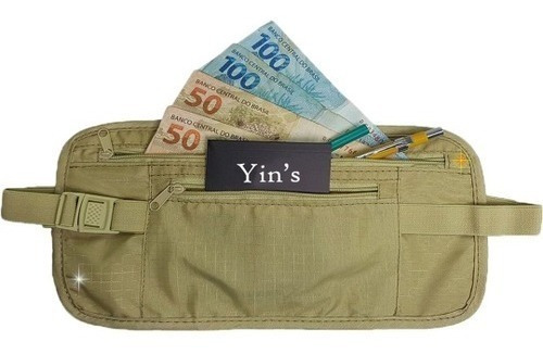 Porta Dólar Yin's Para Viagem Grande 2 Compartimentos