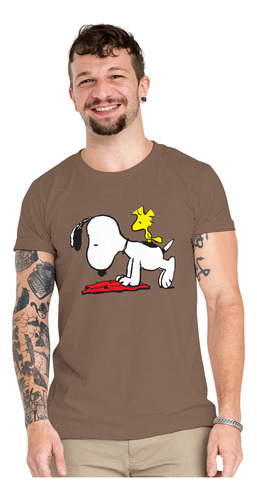 Polera Snoopy Training Crossfit Algodon Organico Wiwi