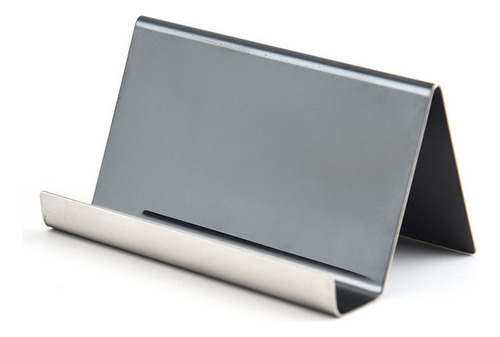 Wf Tarjetero De Mesa, Tarjetero De Acero Inoxidable, 2