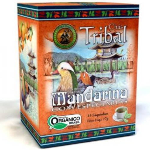 Chá Orgânico Mandarina Especiarias Tribal Diurético Digestiv