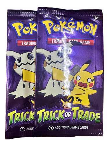 2 Booster Pack Pokemon Tcg Trick Or Trade 2023