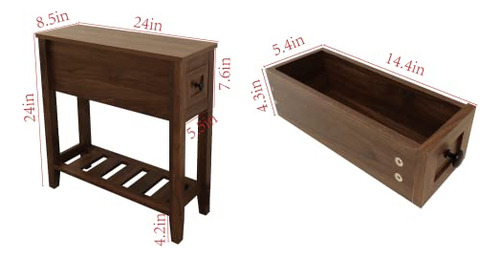 Lusuowlz Mesa De Extremo Estrecho Junto A La Silla, Mesa Aux