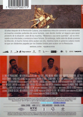 Juan Of The Dead Alejandro Brugues Pelicula Dvd
