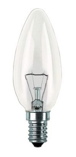 Foco Vela Claro Incandescente 25w 125v Osram