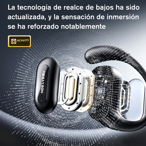 (transformers) Auriculares Bluetooth Tf-t59 Gancho Oreja Beige/cuchillas