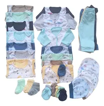 Comprar Set Ropa Bebé Recién Nacido 35 Piezas Niño Algodón + Regalo