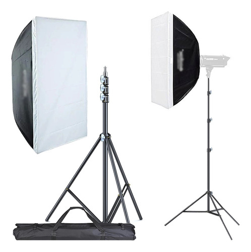 Softbox Estudio Godox Caja De Luz 60x90cm + Tripie Linco 3m