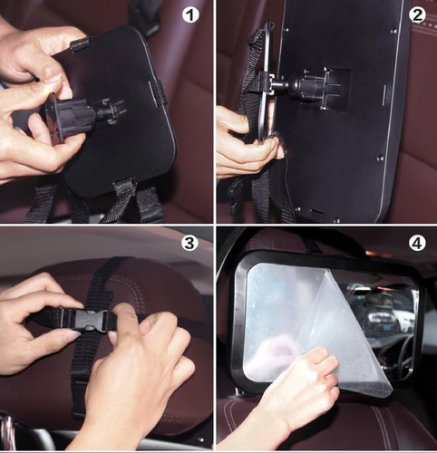 Espejo De Coche Para Bebé, Espejo De Asiento De Coche Orient