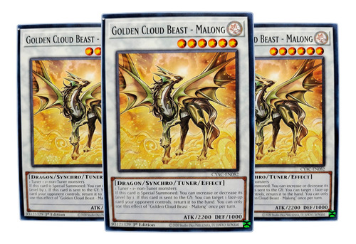 Yugi-oh! Golden Cloud Beast Malong Cyac-en082 Comun