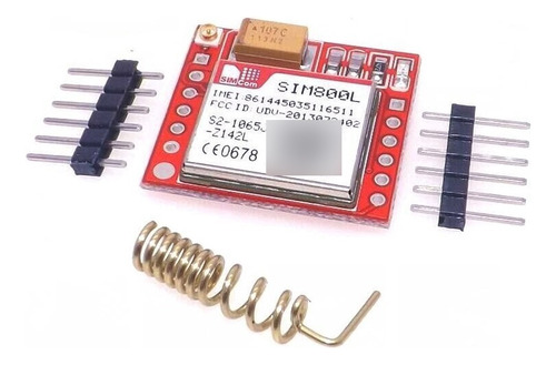 Módulo Gprs Gsm Sim800l Sim800 C/ Antena Arduino Pic