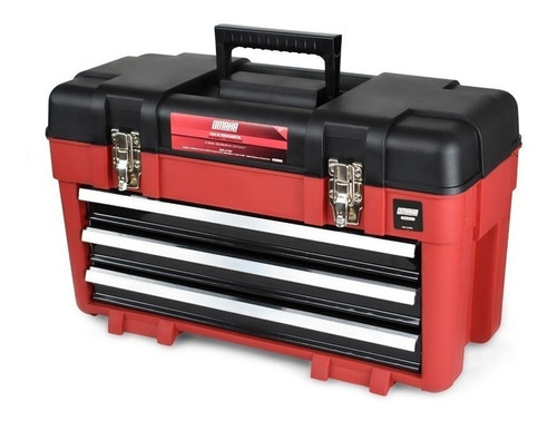 Caja de herramientas Omaha CPO-23 de plástico 266mm x 585mm x 340mm roja