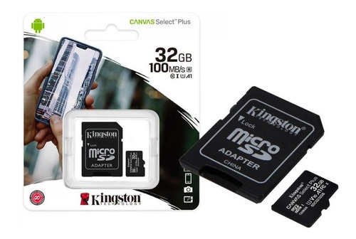Cartão De Memória Kingston Micro Sd 32gb Select Plus